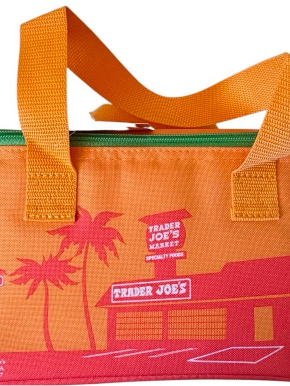 Trader Joe's Orange Reusable Grocery Tote
